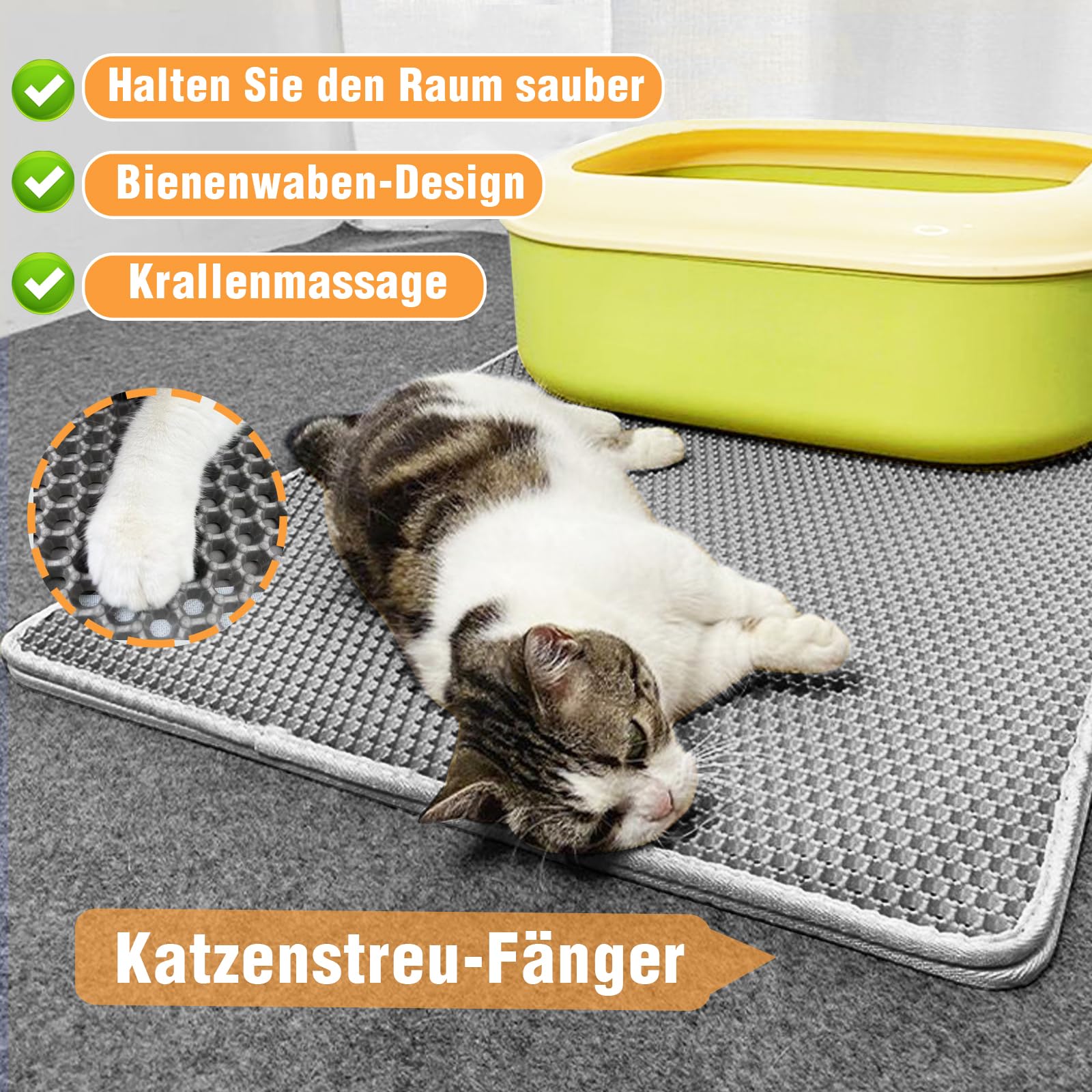 Sacchetti Per Lettiera Gatto XL - 30 Pezzi, 115x45 Cm, Coulisse, Antistrappo - Foto 3