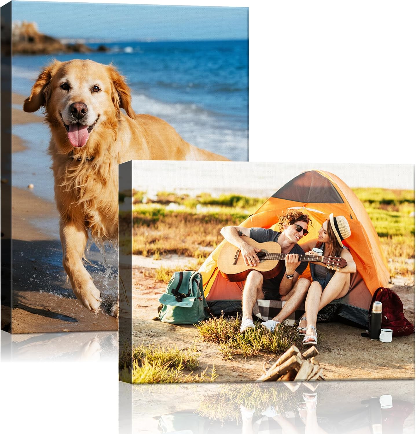 hottaacanvas Personalized Canvas Prints from Your Photos - Custom Wall Art 12L x18W, Custom Canvas Prints for Bedroom, Living Room, Office Decor - Gift for Family, Friends, Anniversary & Housewarming