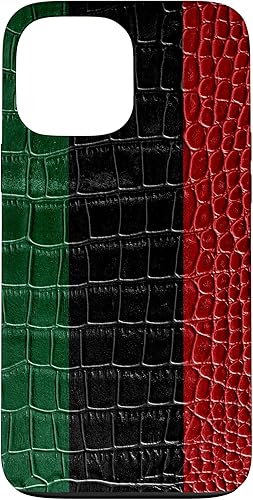 Miniatura 1 de Funda de orgullo con estampado de piel de cocodrilo patriótico para iPhone 13 Pro Max