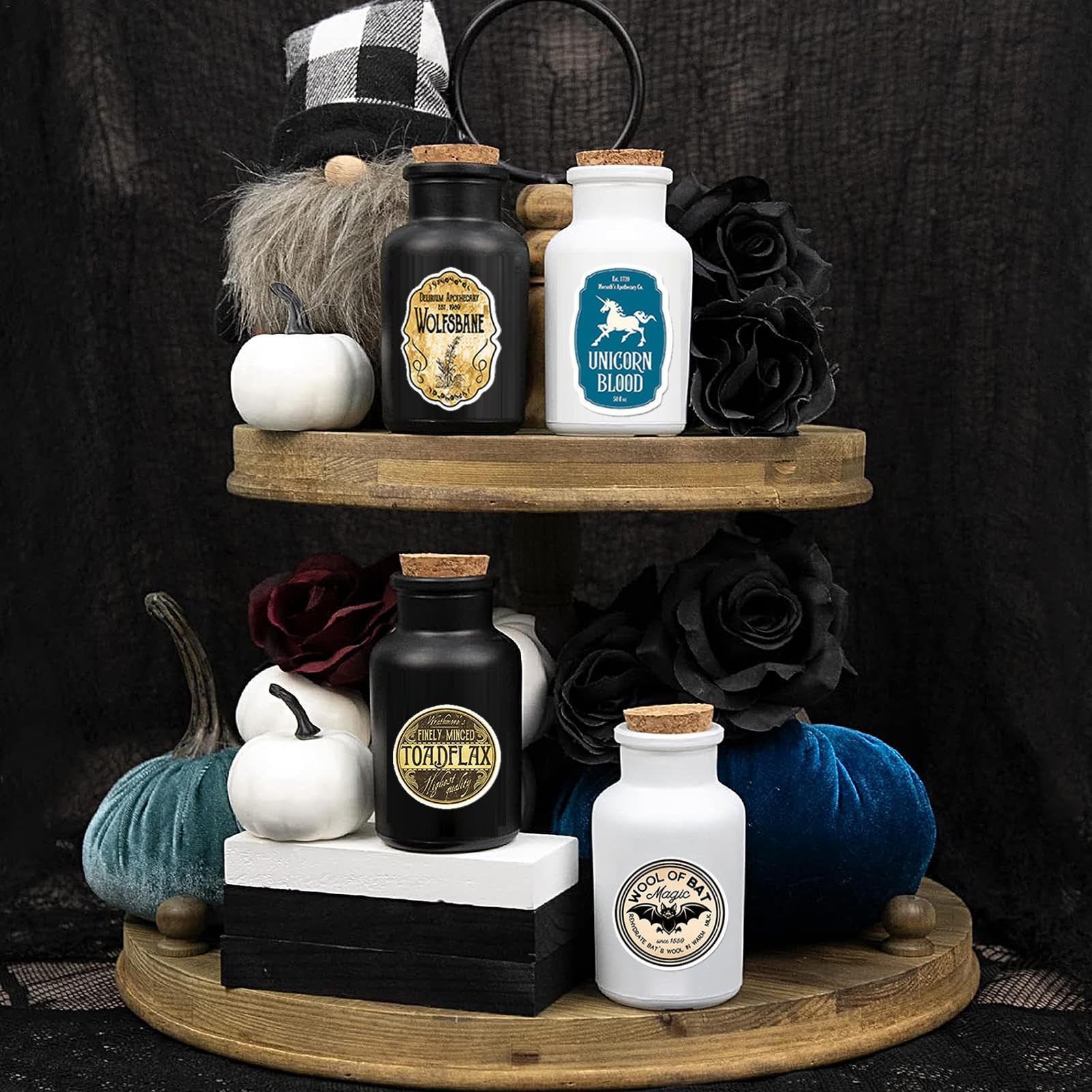 Pack De 50 Autocollants D'étiquettes De Potion | Autocollants En Vinyle