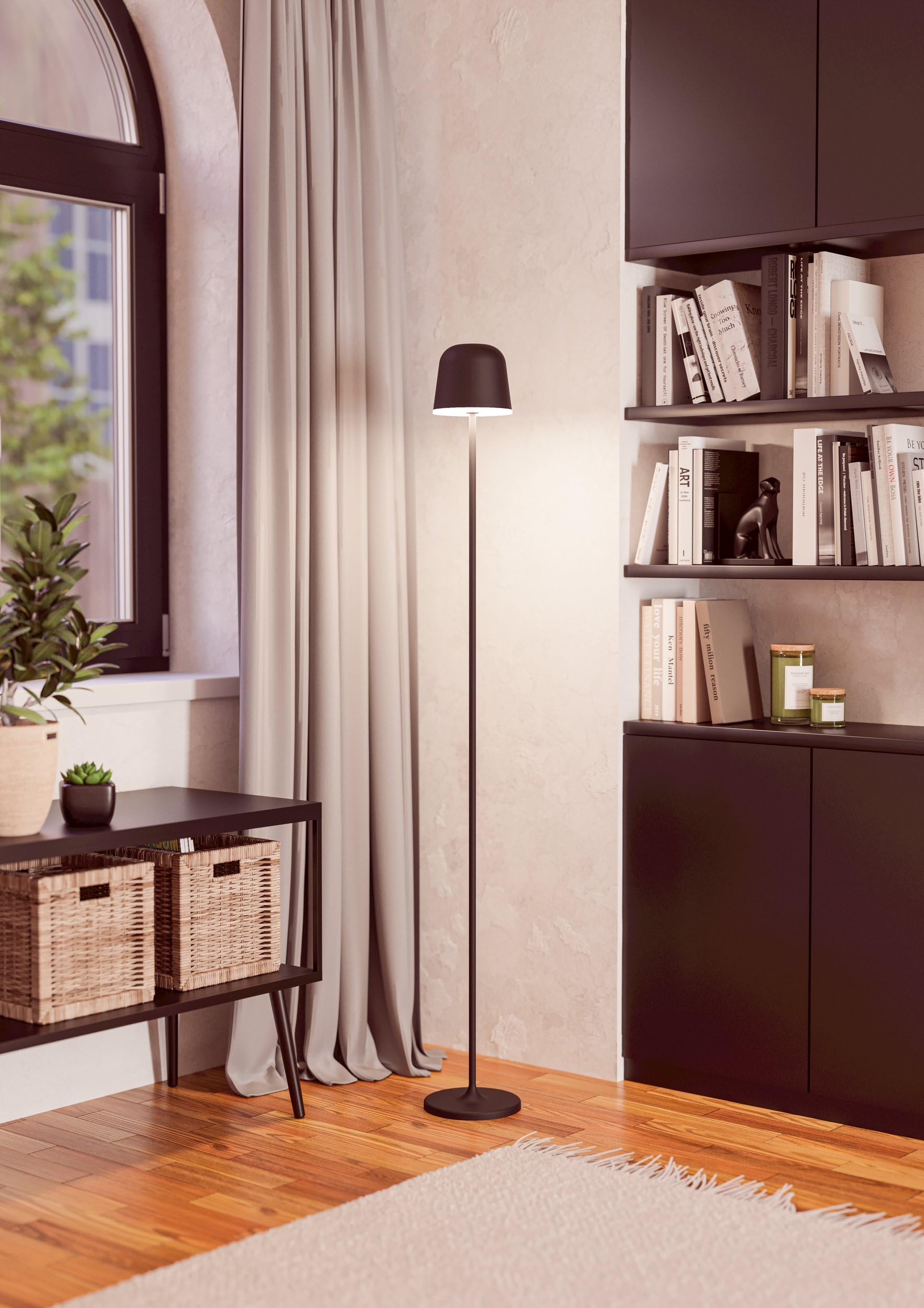 EGLO Staande Lamp voor Buiten Mannera-L - Bruin - 4,3W