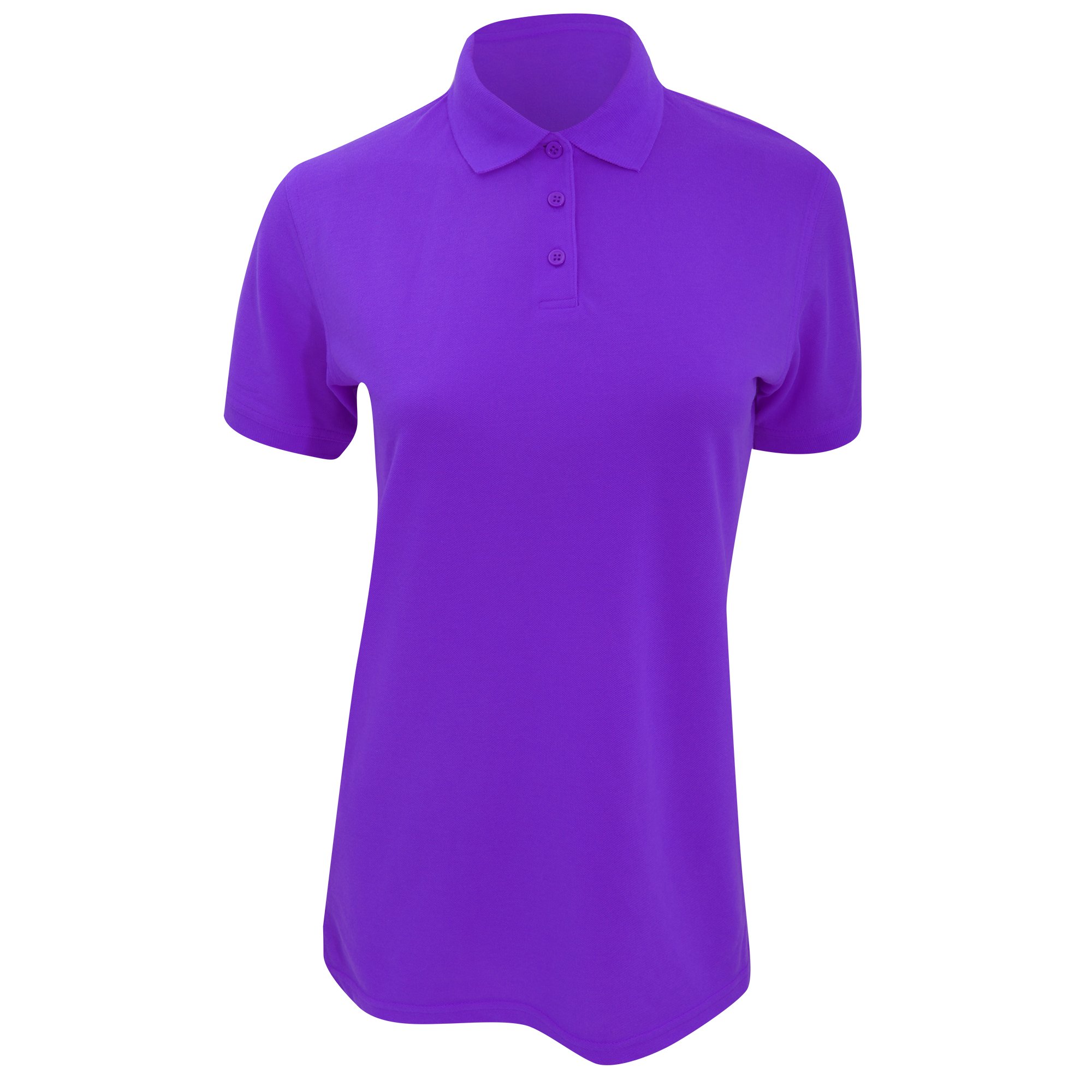 Kustom Kit - Women's Short Sleeve Polo Shirt - Purple - 12 (M)