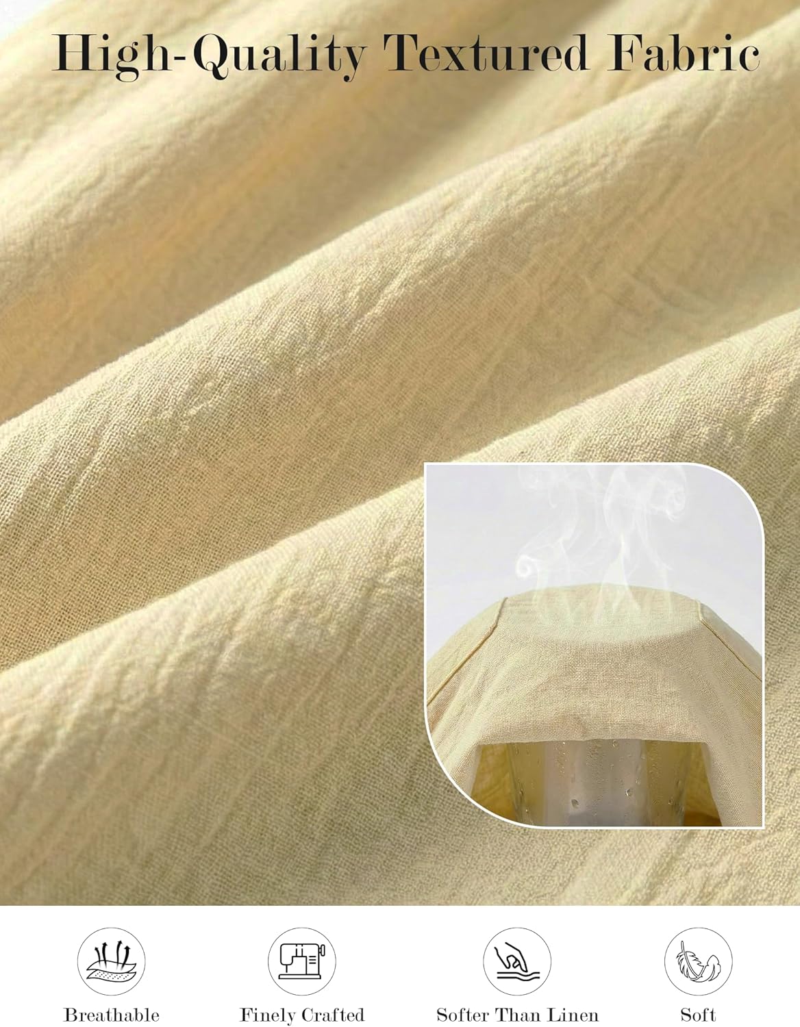 Womens Flowy Wide Leg Pants, 2026 Summer Beach Pants High Waist Drawstring Trousers Travel Vacation Outfits - Image 5