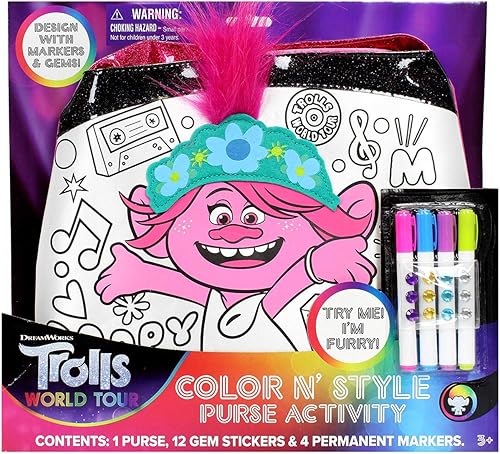 Tara Toys - Bolso para colorear de Trolls
