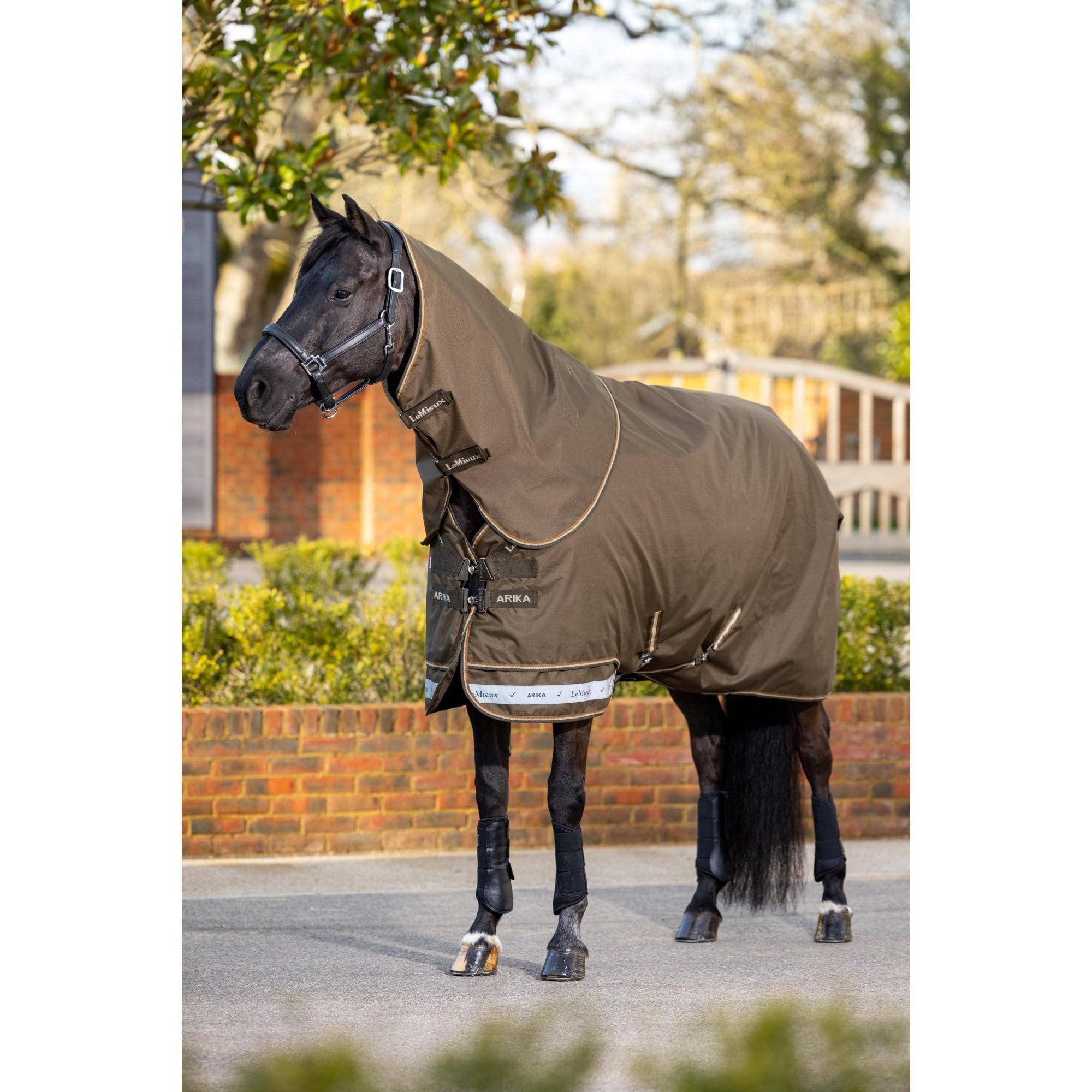 LeMieux Arika Ripstop 50g Turnout Rug - Detachable Neck - 600Denier - Alpine - 5ft3