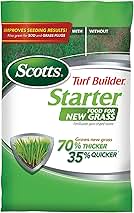 Scotts Turf Builder Starter Fertilizer for New Grass, Use When Planting Seed, 5,000 sq. ft., 15 lbs.