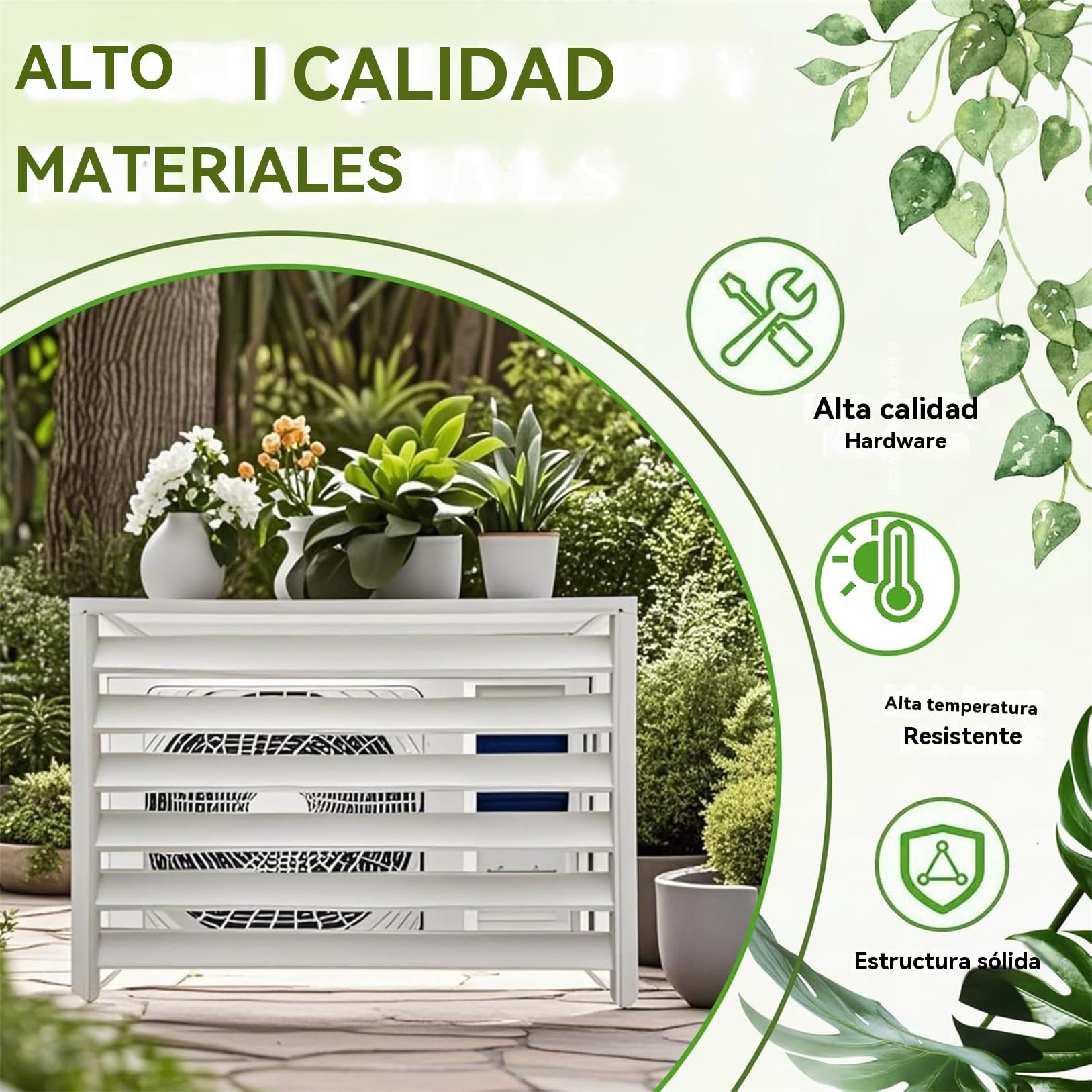 Cubierta impermeable para aire acondicionado al aire libre de 1,5 P, protección solar a prueba de polvo para unidades de aire acondicionado, ideal para calderas y equinto al aire libre, protector de