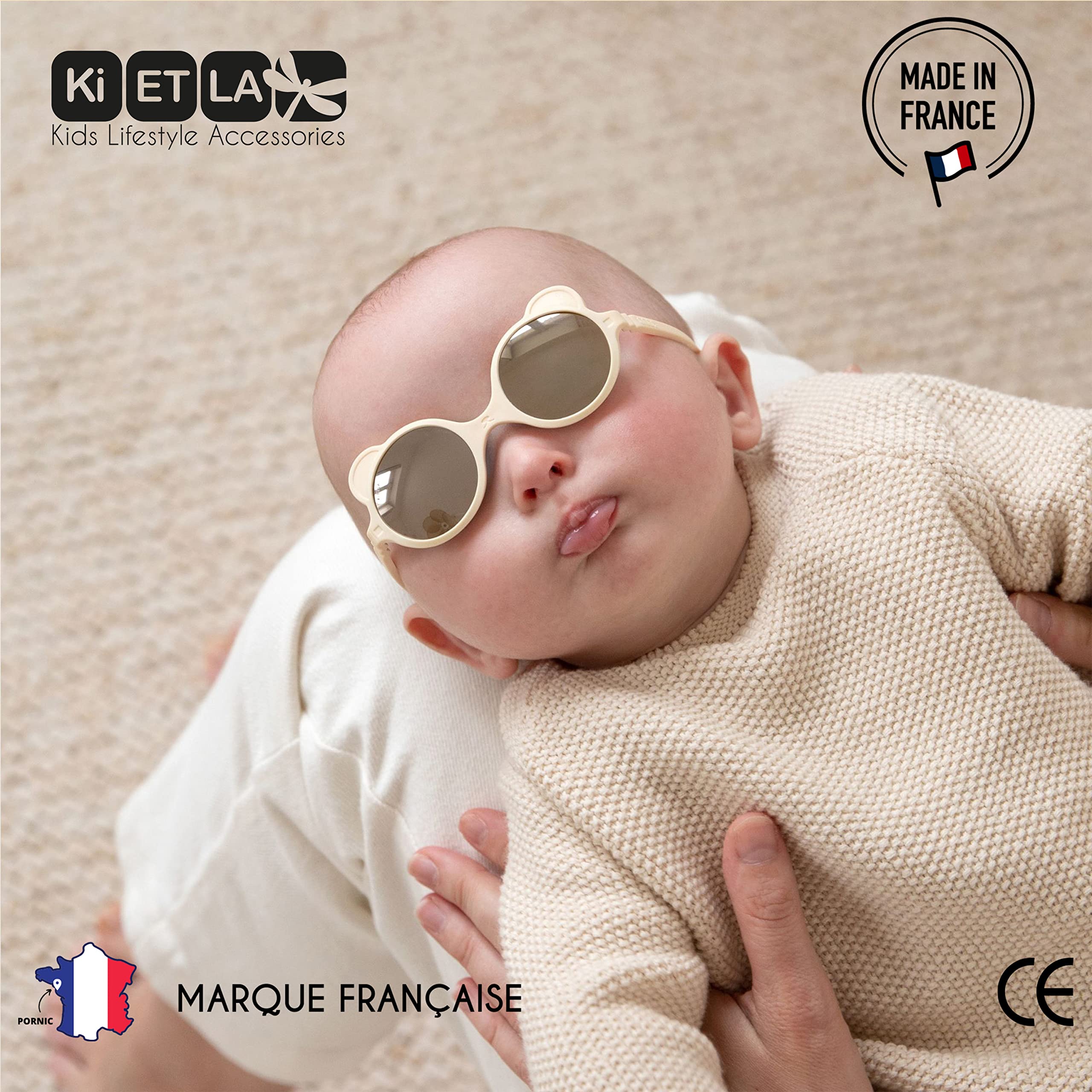 Ki ET LA Unisex Kinder Ourson Sonnenbrille