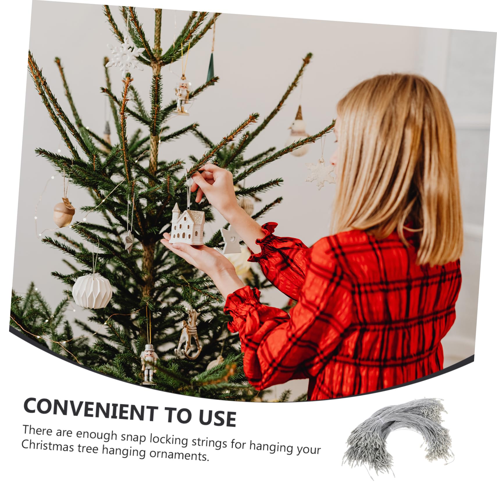 Amosfun 3stücke Weihnachts-snap-Verschluss Preisetiketten Befestigungen Für Dekorationen Für Weihnachtsbaum Und -projekte
