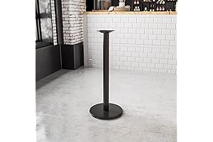 Flash Furniture Black 18" RND Bar Height Base Chair