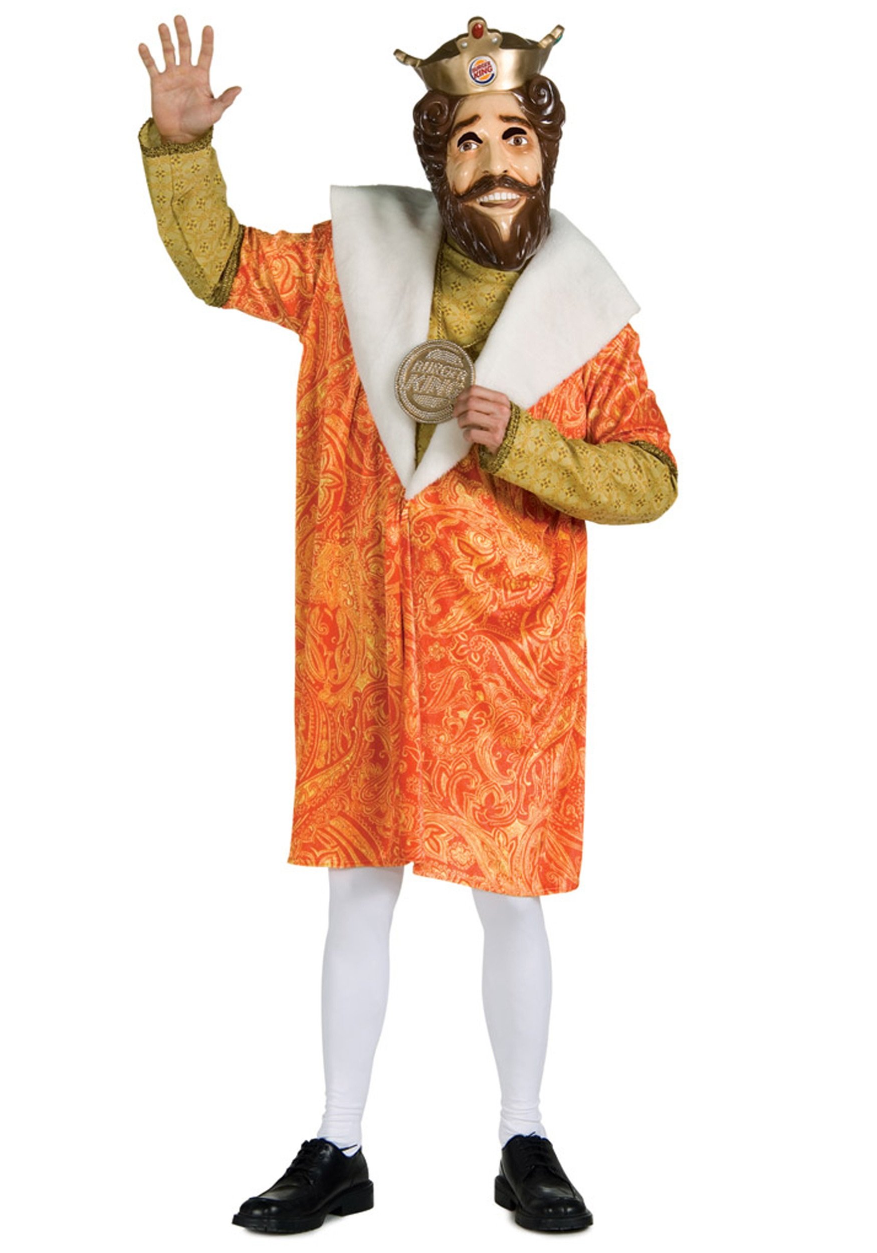 Rubies Men's Burger King Adult Costume And Mask