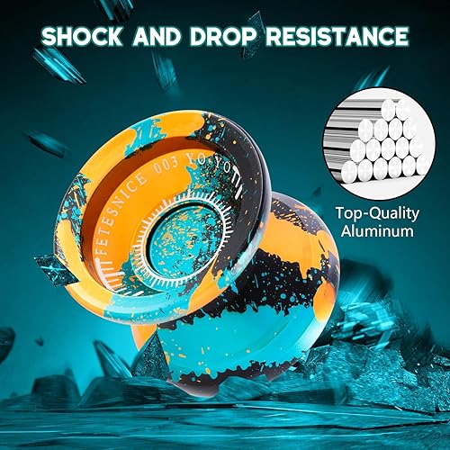 Miniatura 4 de FETESNICE Yoyo Yoyo profesional sensible para principiantes, yoyos que no responden para adultos, truco de metal para jugadores avanzados, yoyo
