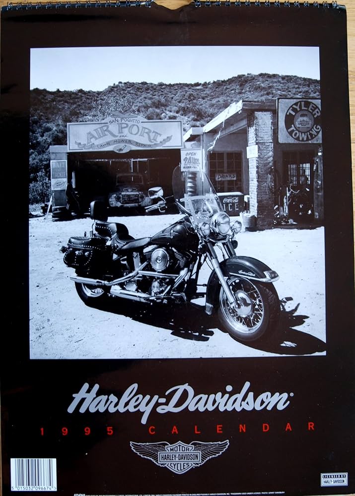 激レア1994 ハーレーダビッドソン　カレンダー Harley-Davidson Official 1994 Dreamgirls Calendar: Harley