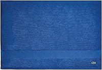 Vista 1 de Lacoste Heritage - Tapete para la ducha de algodón Supima, color azul surf, de 21 x 31 pulgadas