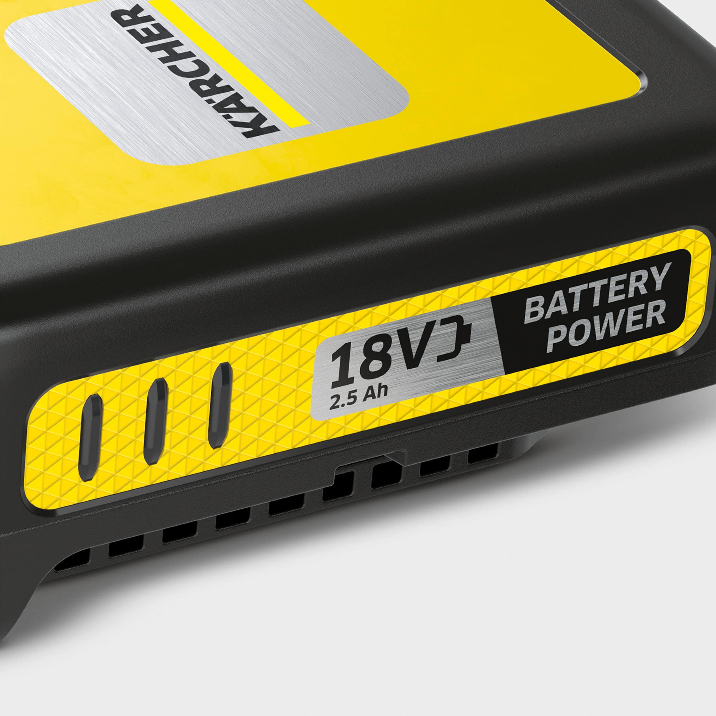 Kärcher Batería Recargable Ión de Litio 2400 mAh 18 V (2.445 - 034.0), Negro/ Amarillo