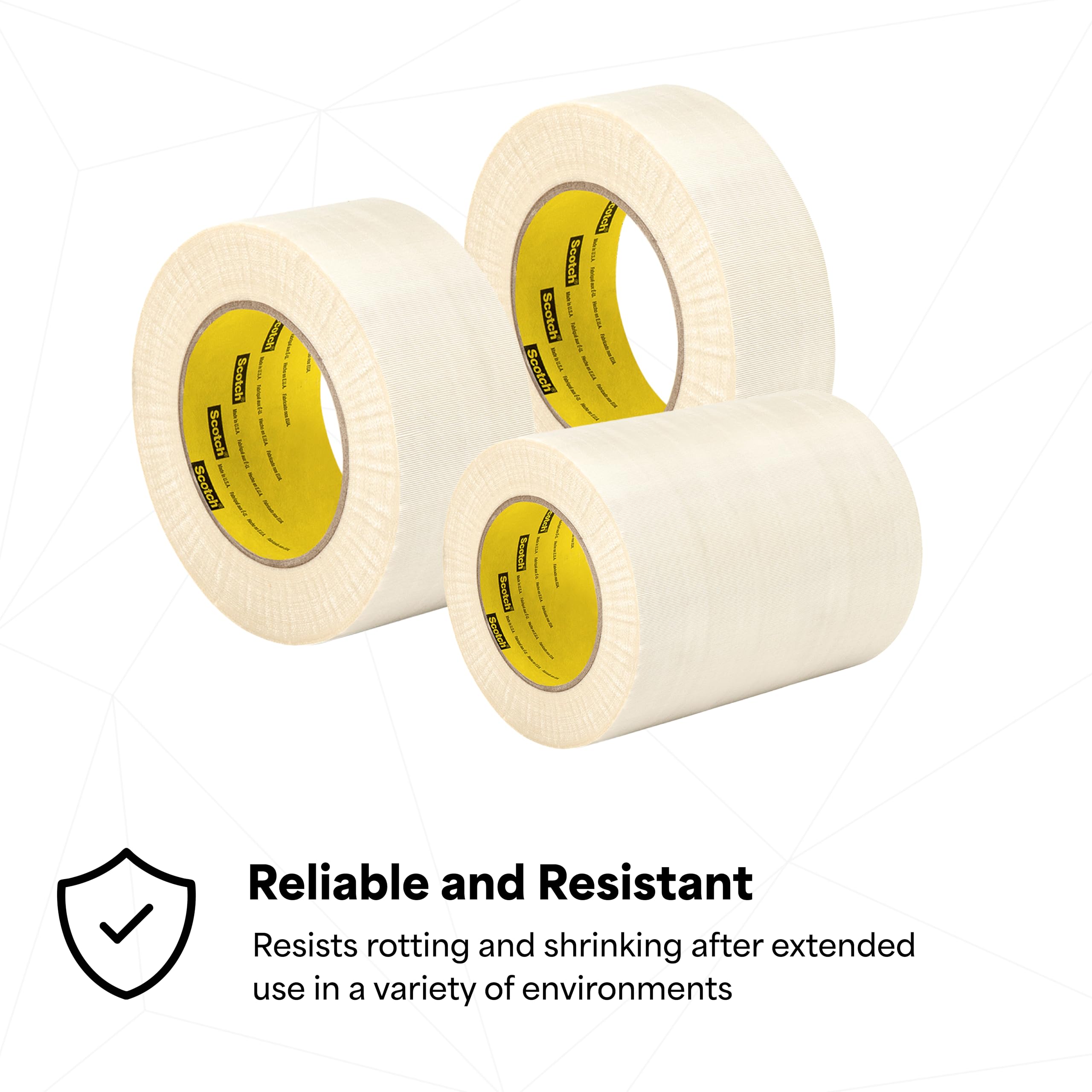 TapeCase 3M 69 2" x 36 YD – blanco 69 2 en x 36 yd cinta eléctrica