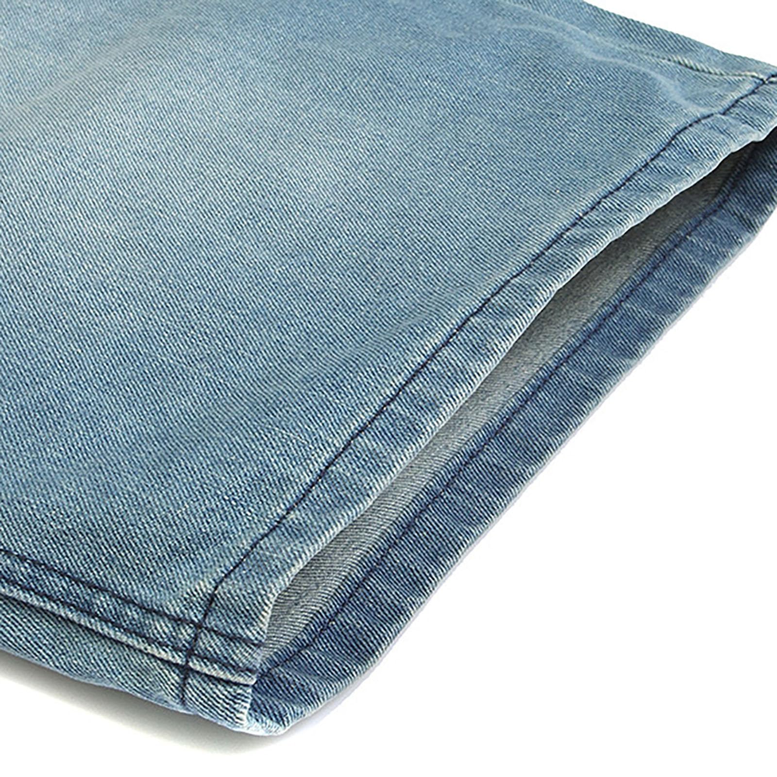 Dreiviertel Hose Herren, Jeans Kurz Herren, Schnelltrocknende Shorts aus Eisseide für Männer mit Fester fünfeckiger Jogginghose