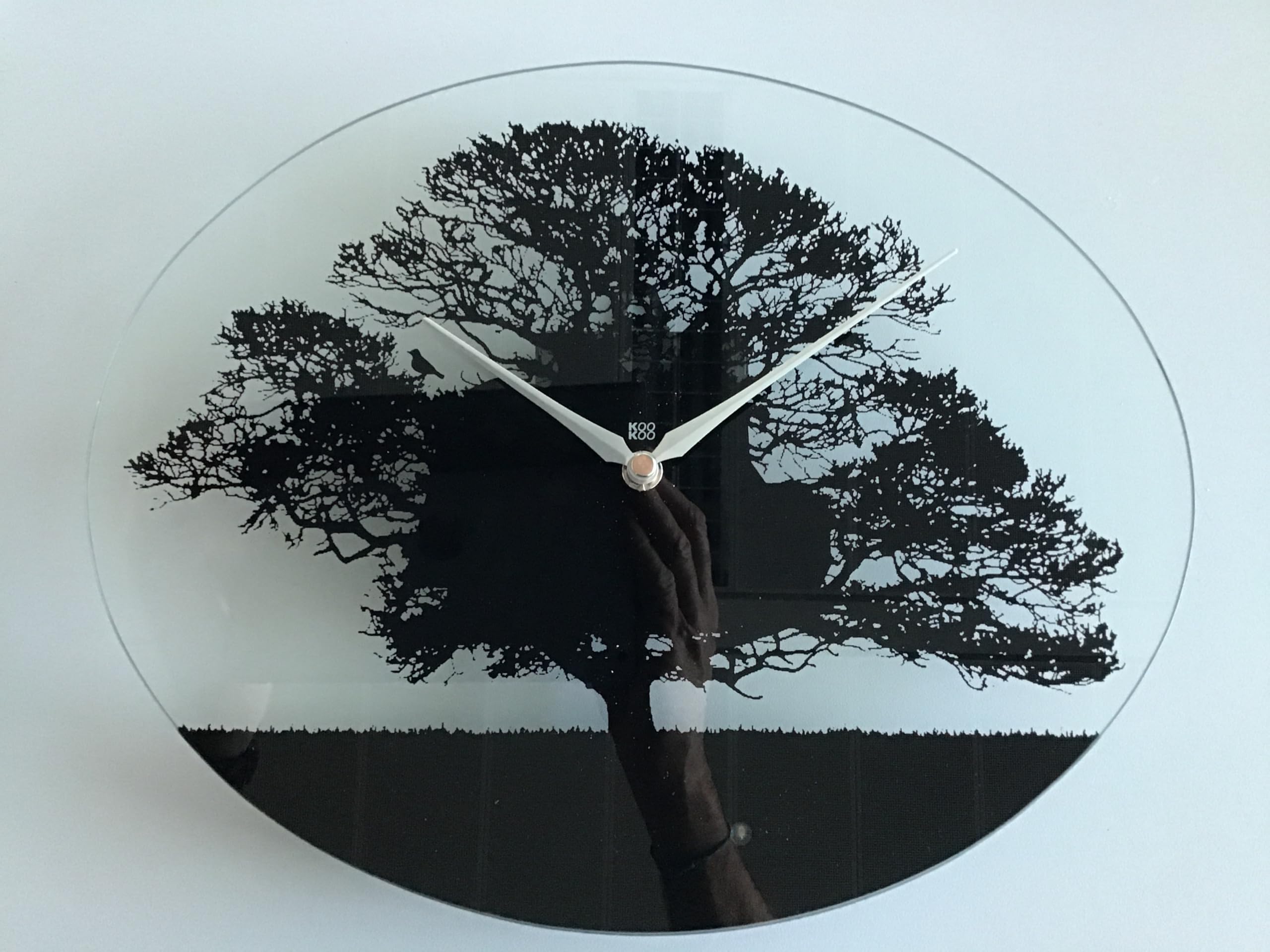 KOOKOO Tree RC, Reloj de Pared con 12 pájaros cantores, nativos, grabaciones Originales de la Naturaleza o e Cuco