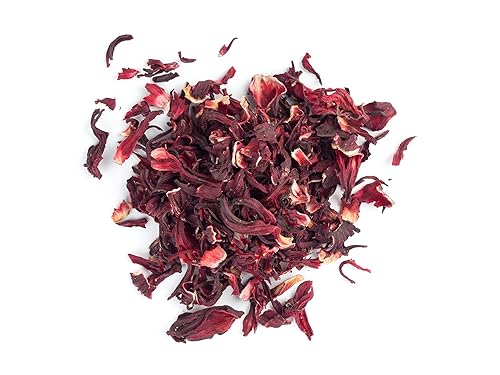 Miniatura 2 de Flores secas de hibisco cortadas y tamizadas, Flor de Jamaica, ideal para té de hibisco Jamaica. 4 oz y 1 libra (1 libra)