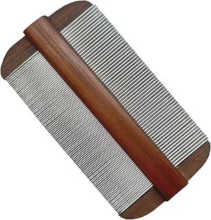 Vivificenca Extra Fine Stainless Steel Lice Comb Easy to Remove Nits and Eggs Reuseabe and Reliable Hair Lice Treatment Combs 4inches Different Double-Sided Needles for All Types Hair Useful