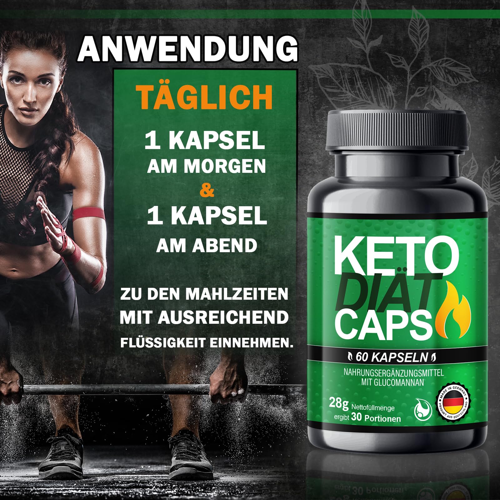 NEU: Saint Nutrition® Keto Diet Caps – Stoffwechsel Rezeptur