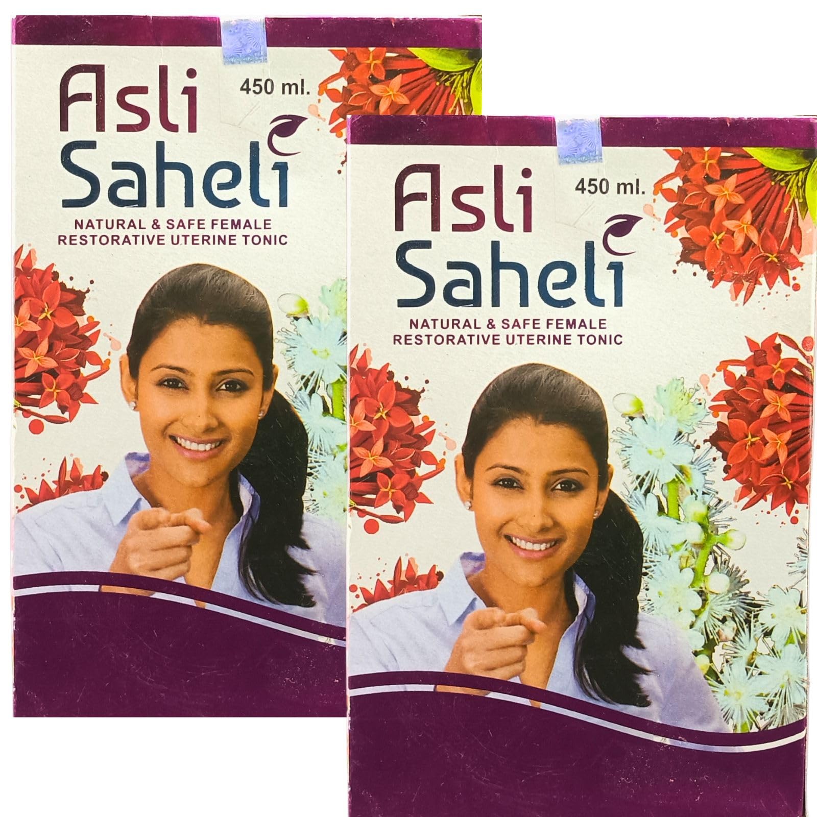 Ayurvedic Asli Saheli Tonic For Women Health | Complete solution for women | 450ml | Pack of 2