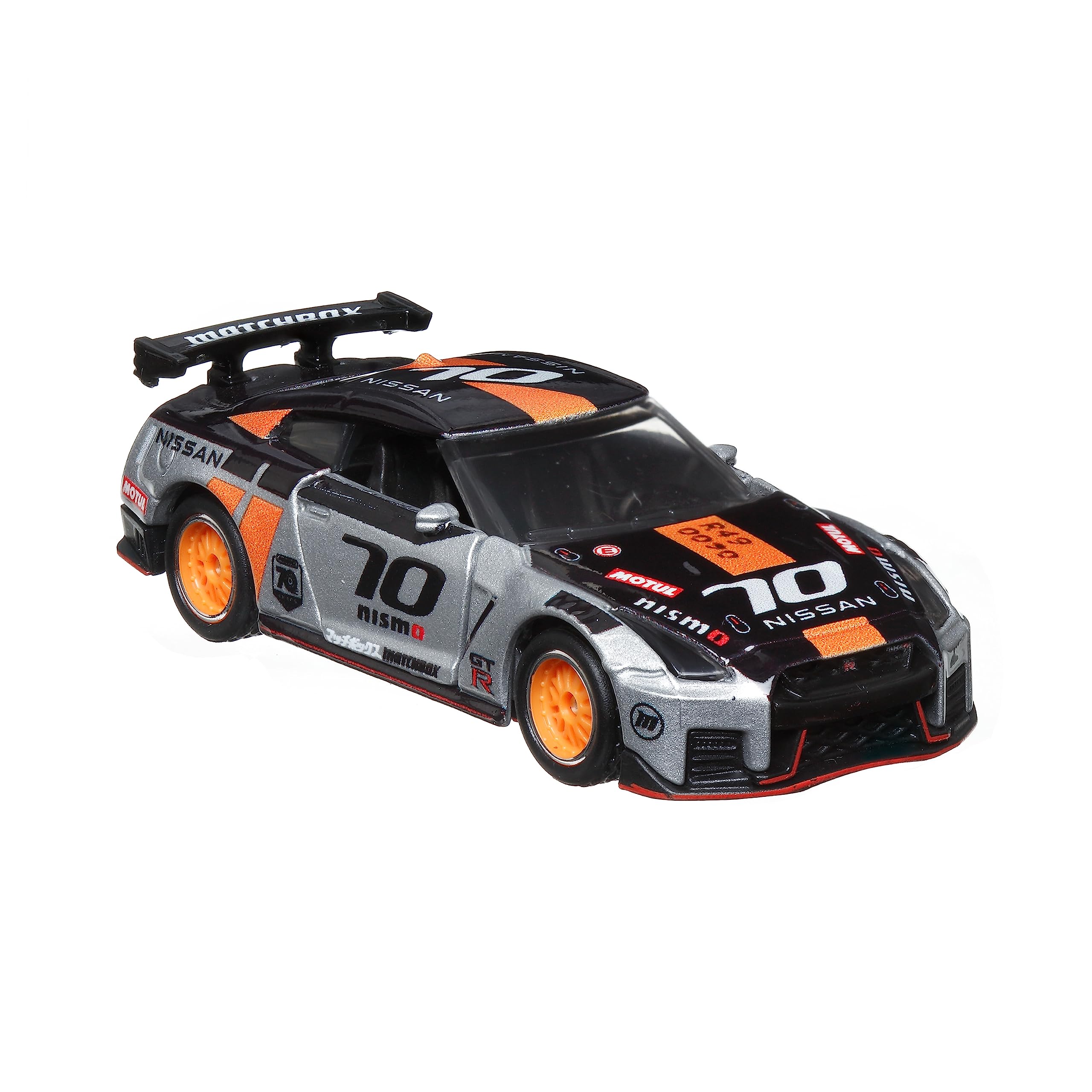 Matchbox - Set da collezione 70° anniversario di 8 macchinine die-cast in scala 1:64, decorazioni di qualità e finiture platino, 1 veicolo esclusivo incluso, giocattolo per bambini, 3+ anni, HPC03