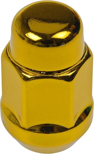 Dorman Juego de cerradura de tuerca de bellota de oro 711-335K M12-1.50 compatible con modelos seleccionados, paquete de 20