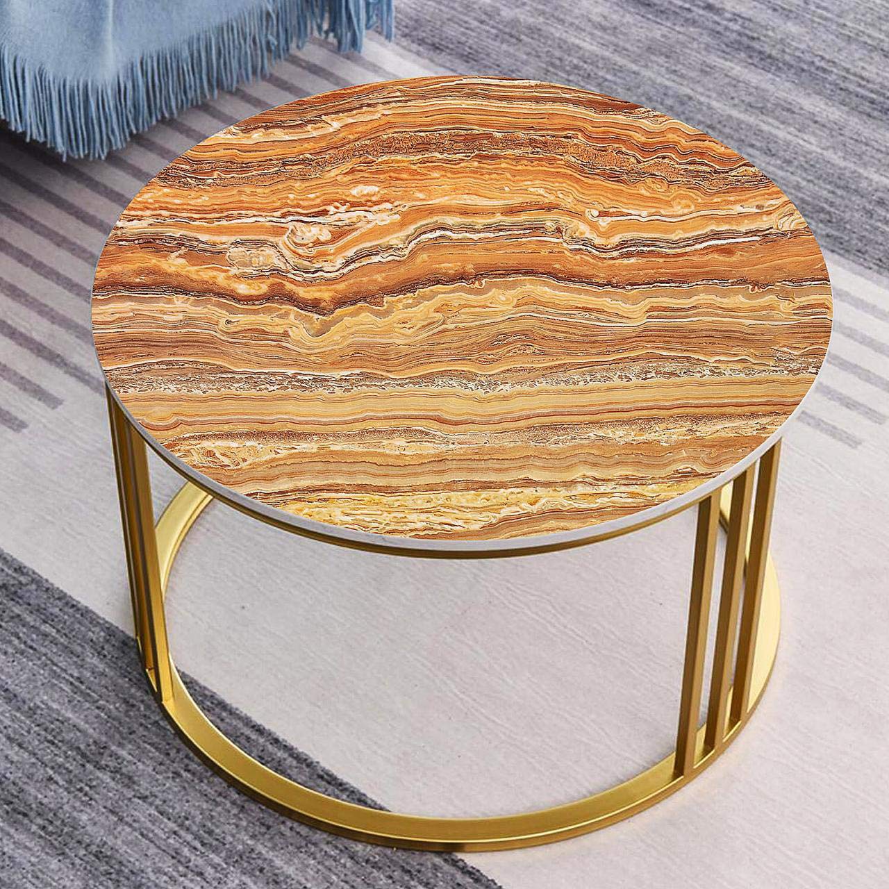 Buy SAJYO 3D Rustic Marble Matt Self Adhesive Wallpaper for Almirah