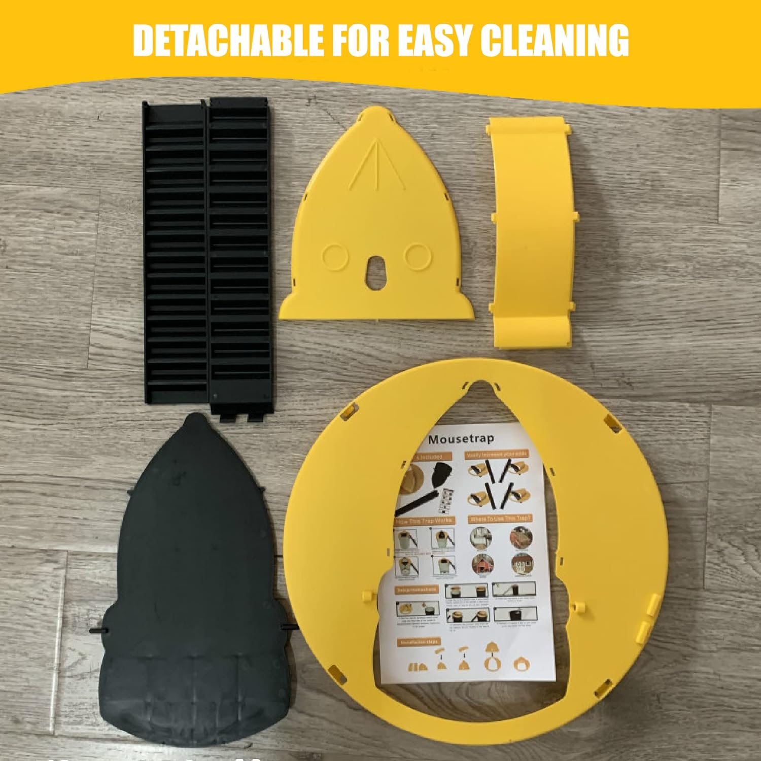 Buy Mouse Trap Bucket, Flip and Slide Bucket Lid Mouse Trap, Humane or