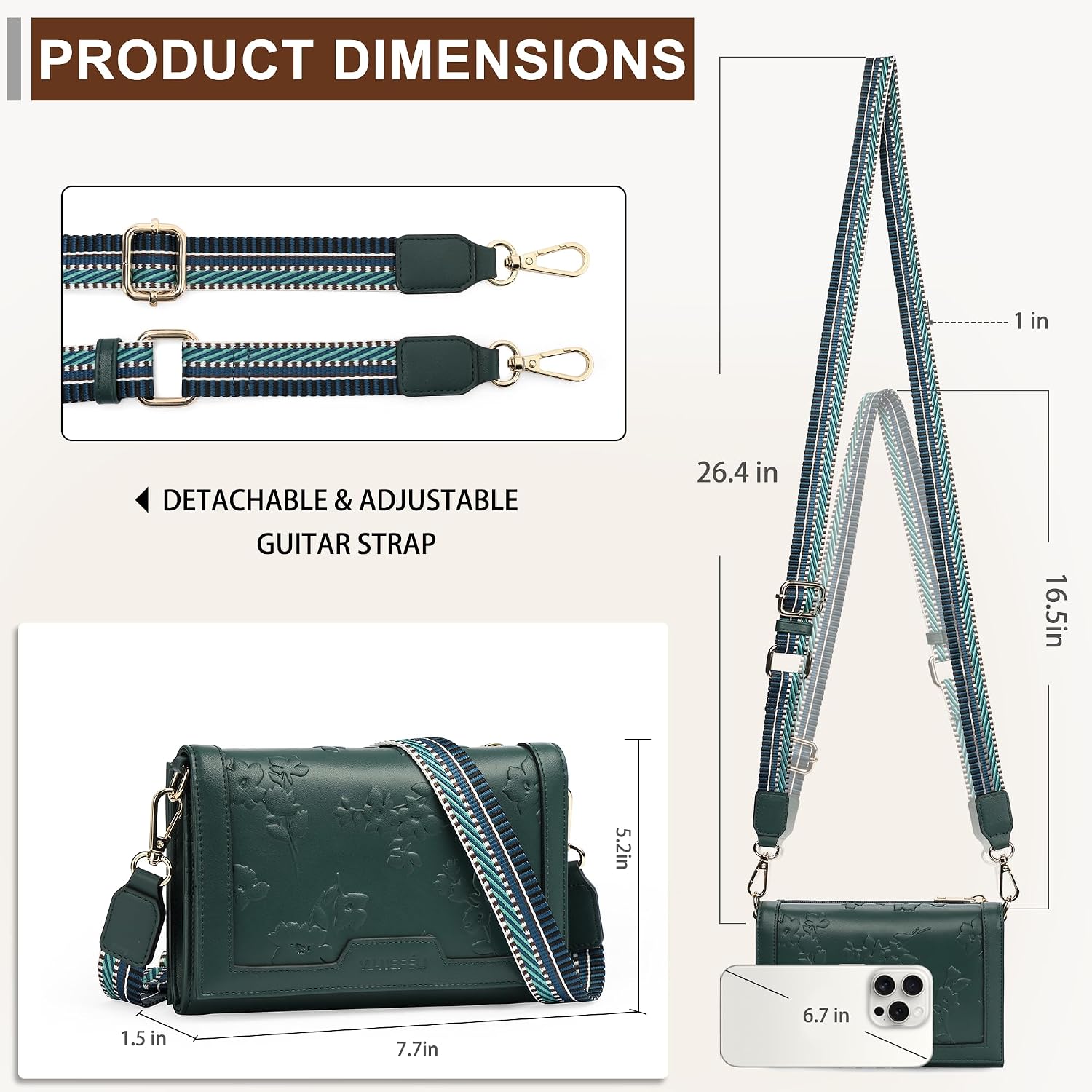 Small Crossbody Bags for Women RFID Vegan Leather Wristlet Phone Mini Purse Shoulder Handbag Wallet Travel Purse