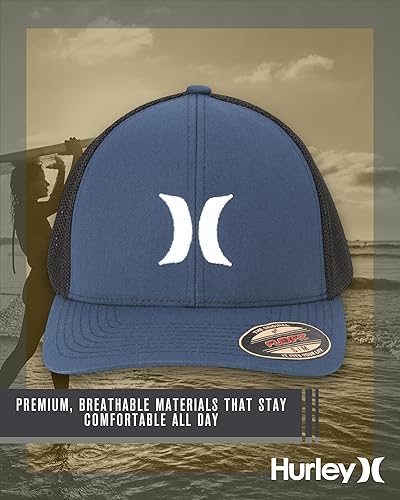 Miniatura 4 de Hurley Gorra de béisbol Icon Textures Flexfit para hombre