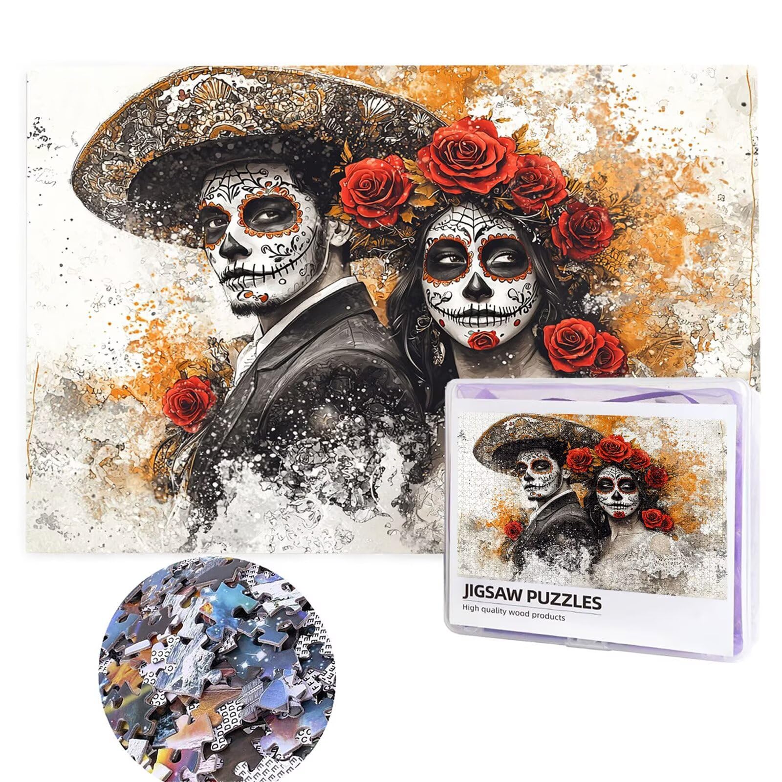 Puzzle 3000 elementów dla dorosłych 3000 elementów, puzzle szkieletowe, gry edukacyjne, drewniane puzzle, gra dla par, prezenty dla nastoletnich chłopców w wieku 14-16 lat, 122 x 81 cm, g-283