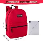 Trail maker Classic 17 inch Backpacks with Adjustable Padded Straps | School Backpacks for Girls, Boys