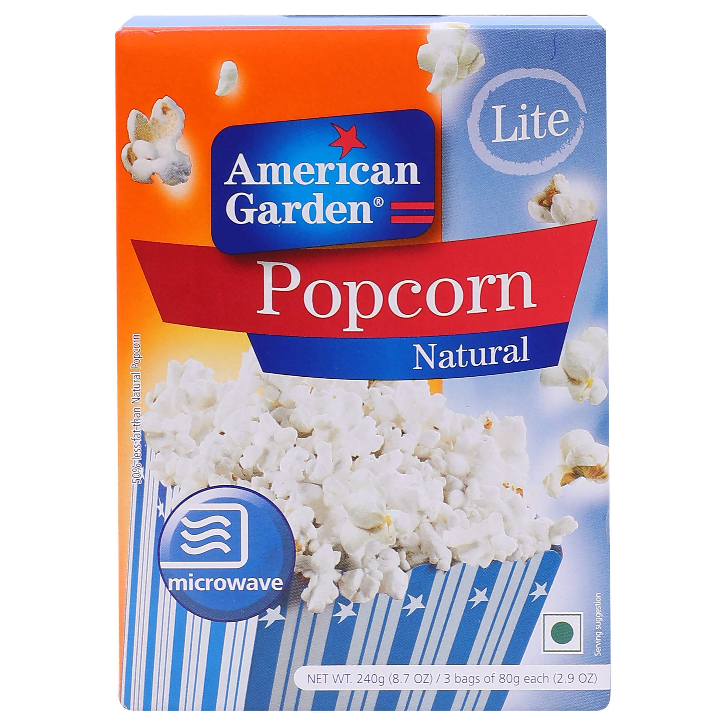 American Garden Lite Natural Microwave Popcorn, 9.63 oz ℮ 273 g-picture-27