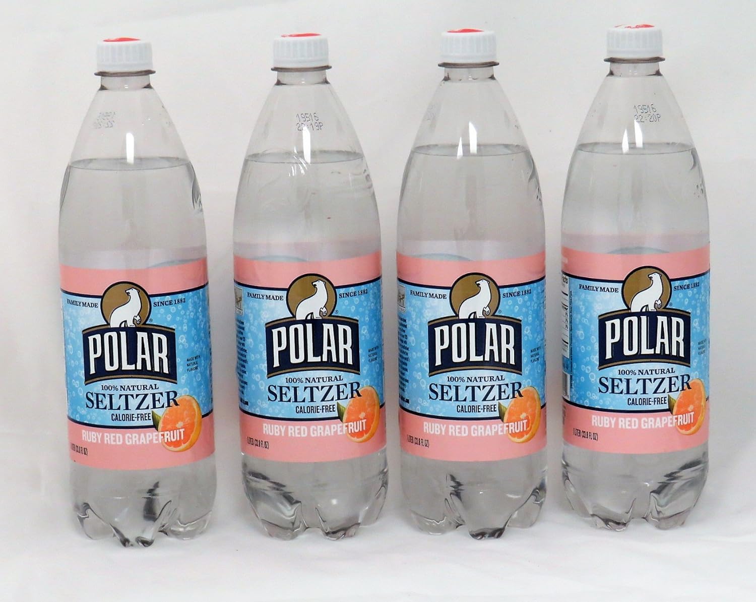 Ruby Red Grapefruit Seltzer by Polar Beverages 1 liter (33