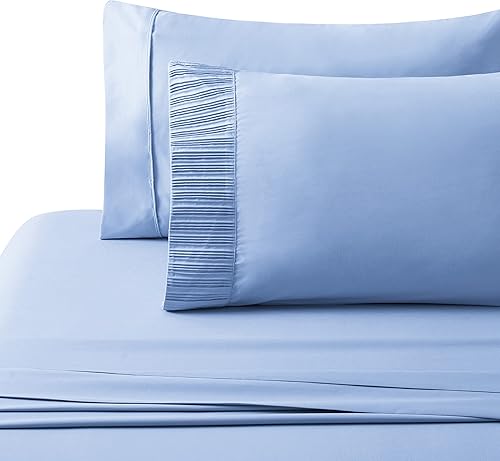 Miniatura 7 de Juego de funda de edredón de 3 piezas con cremallera sedosa ultra suave y sedosa de bambú para todas las estaciones, con 2 fundas de almohada, color