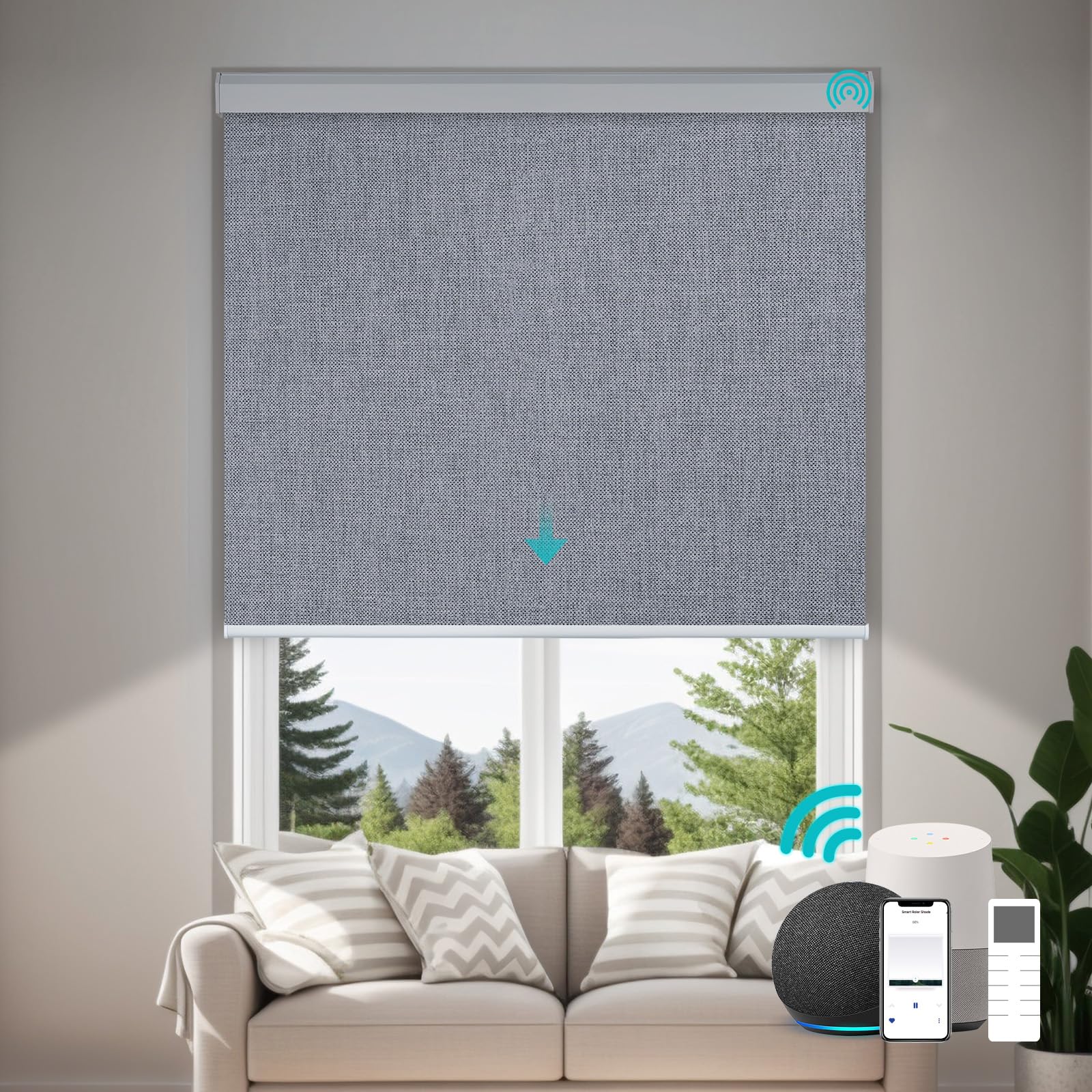Amazon.com: JOYENG Motorized Blinds with Remote, Custom Automatic