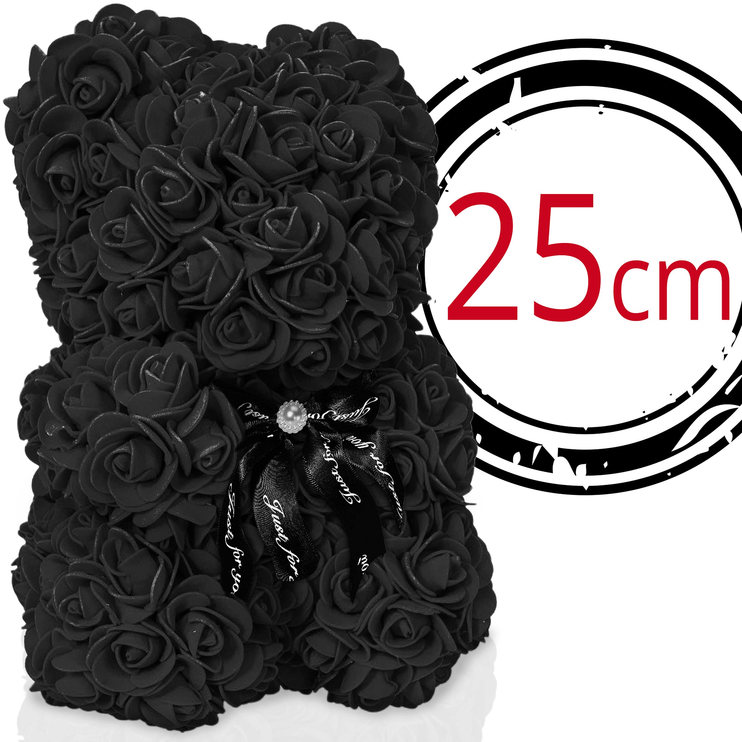 Oso De Rosas Eternas En Caja De Regalo – Detalle Perfecto Para Aniversario, Cumpleaños O San Valentín