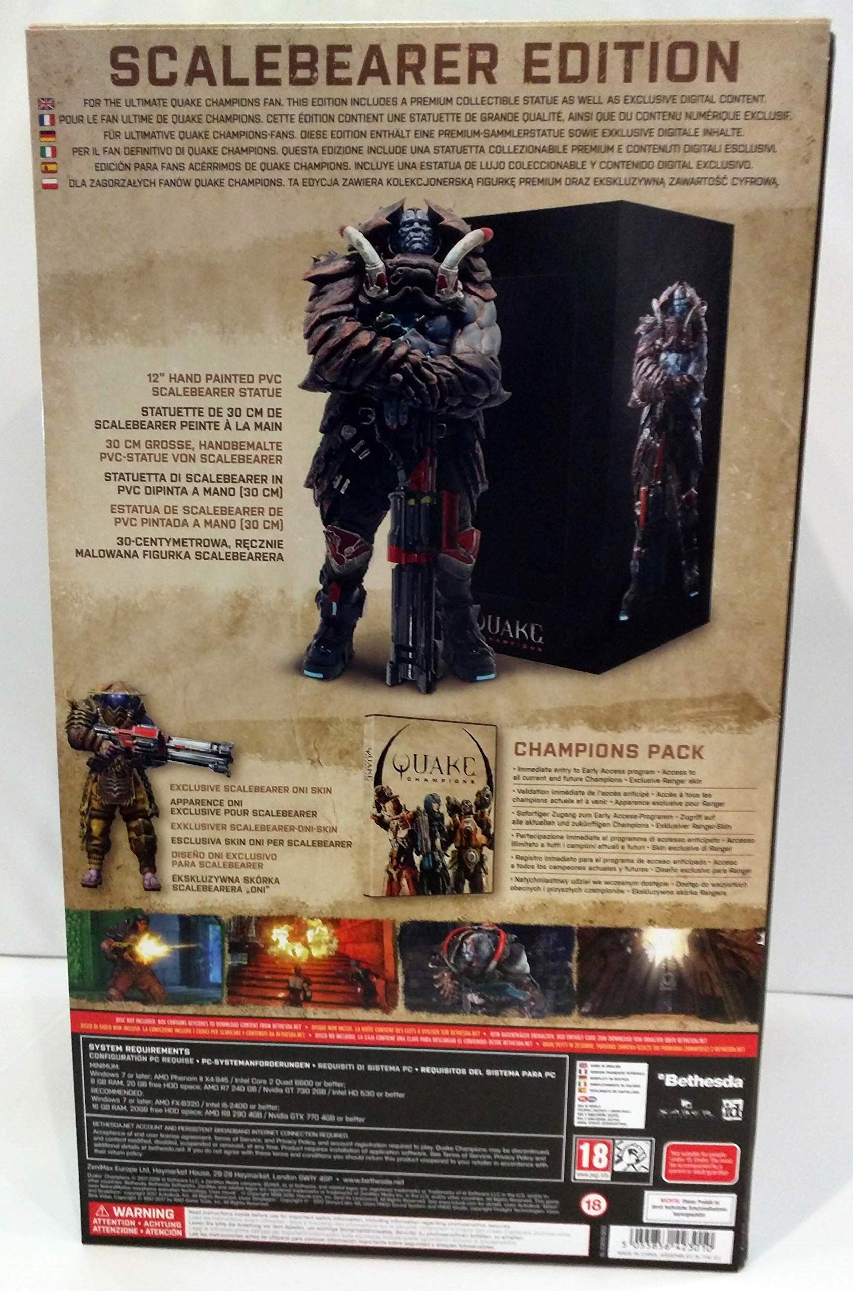 Quake Champions - Scalebearer Edition (Contains Figurine) (PC) DVD
