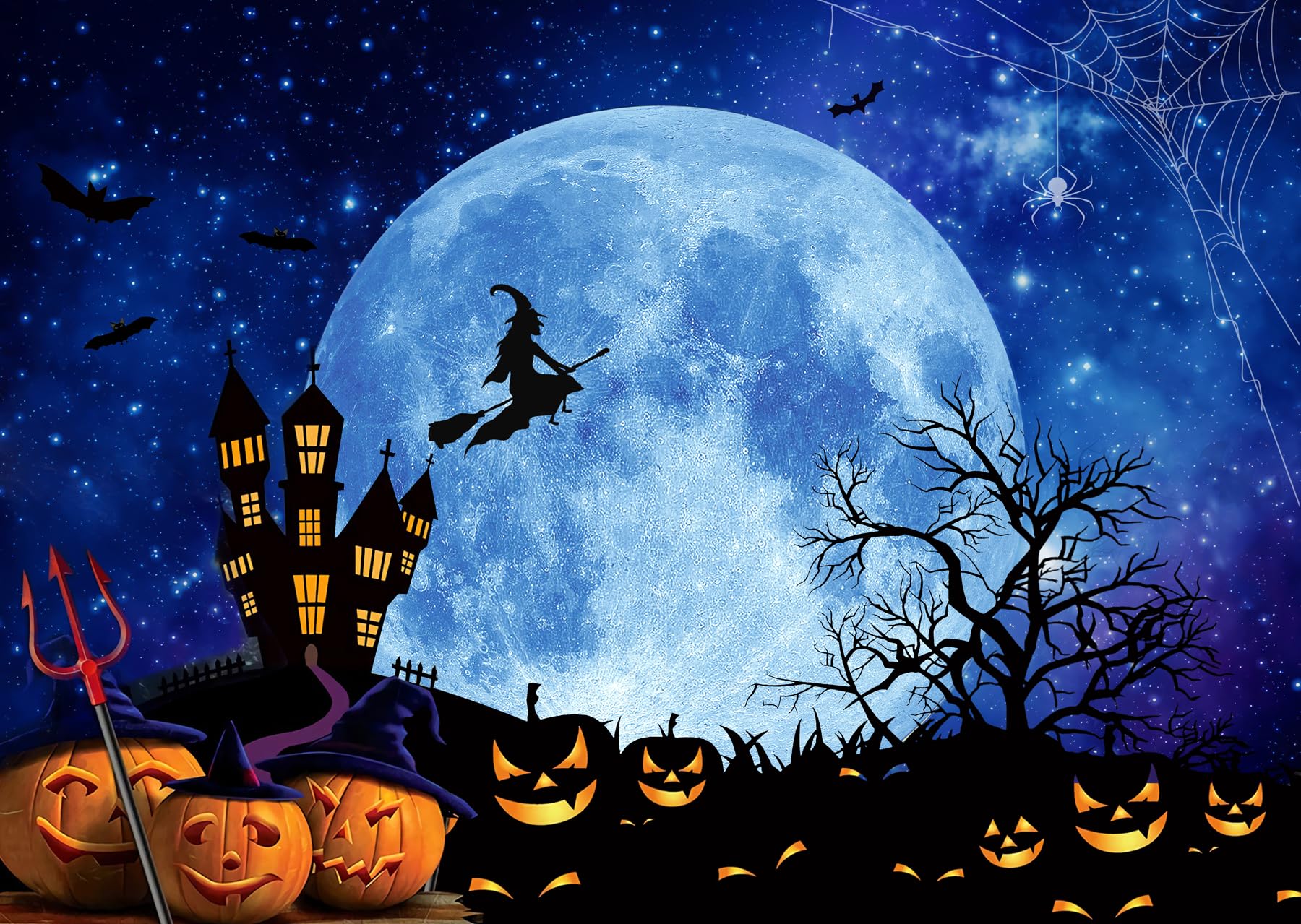 Grande Fondo De Calavera De Terror Para Calavera Humana Halloween Sobre Una  Fondo Halloween, image size:1800x1279