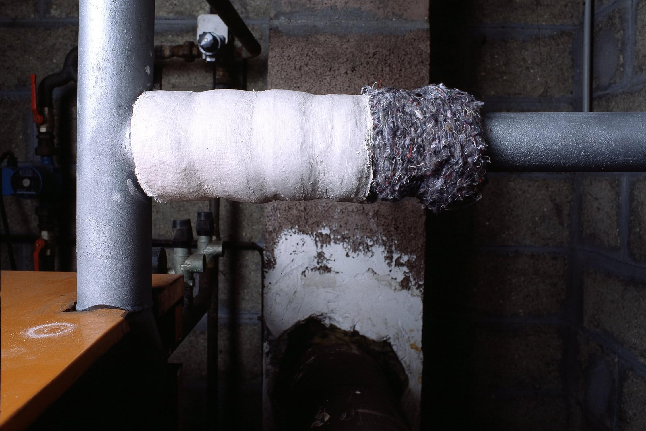 GEB Bourrelet textile de soie pour le calorifugeage des tuyauteries de chauffages - Tenue en température +90°C - 70 mètres