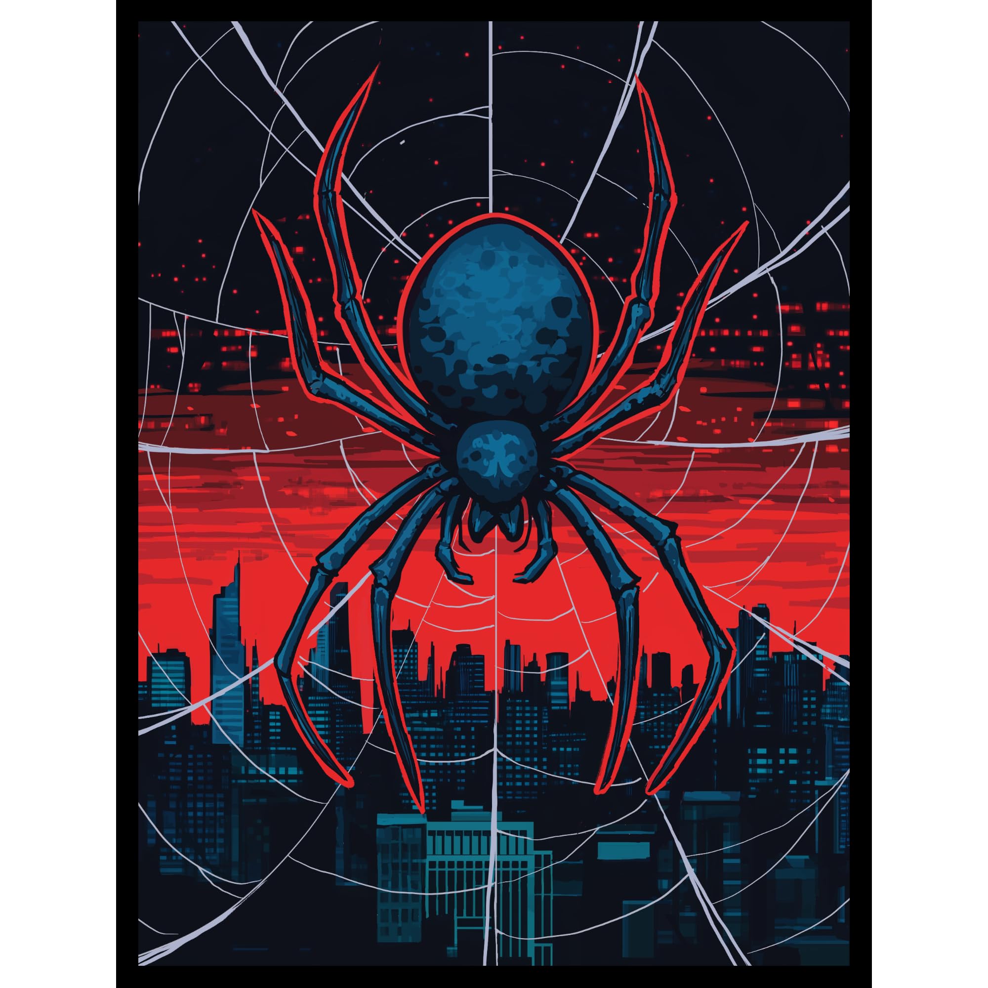 (Spider) - 100ct Matte Textured TCG/MTG Card Art Sleeves
