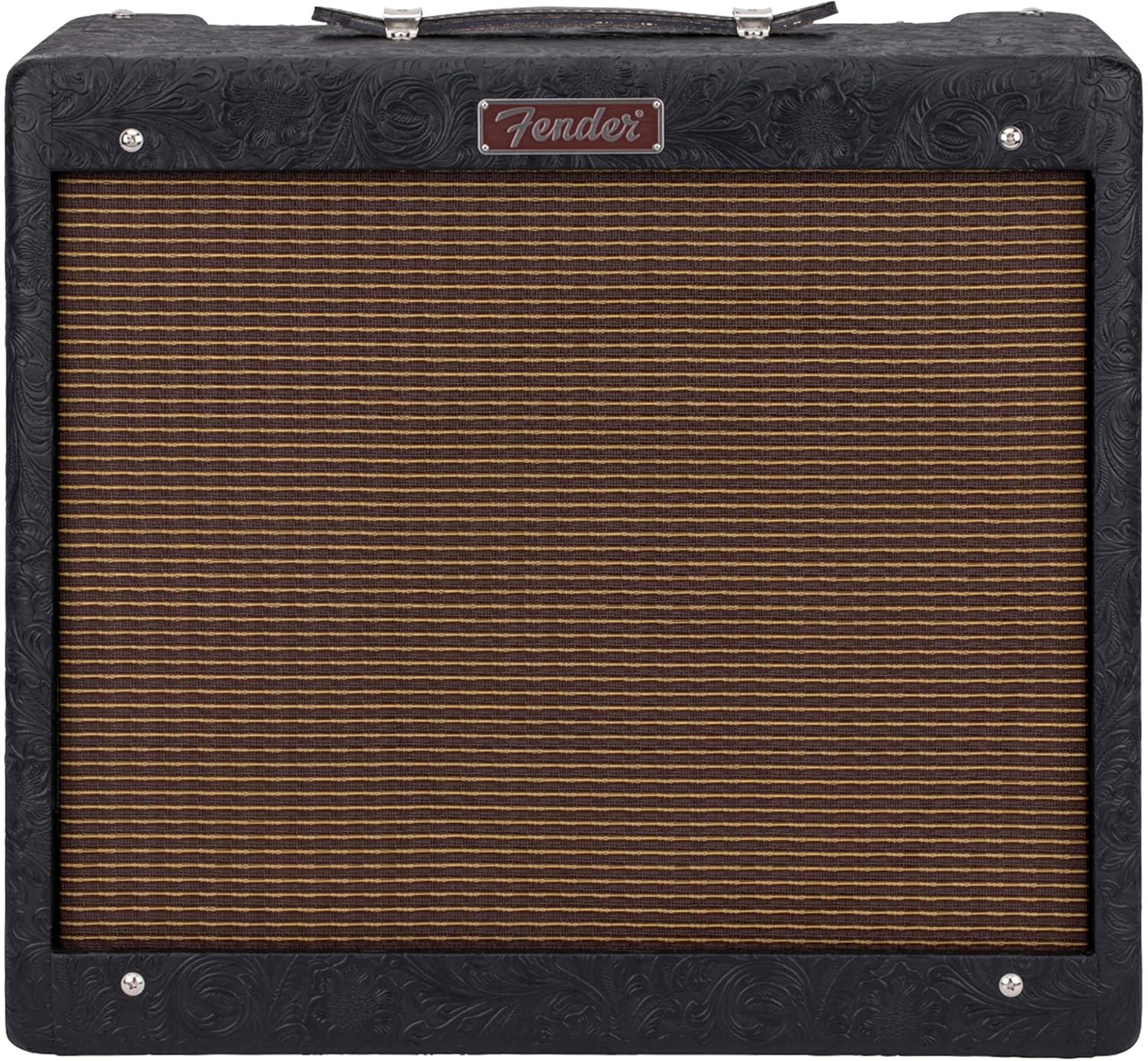 Fender Blues Junior IV 30th Anniversary Amplifier Bundle with Amperstand Guitar Cradle, Tuner, Cable, and Austin Bazaar Exclusive 24-Pack Picks