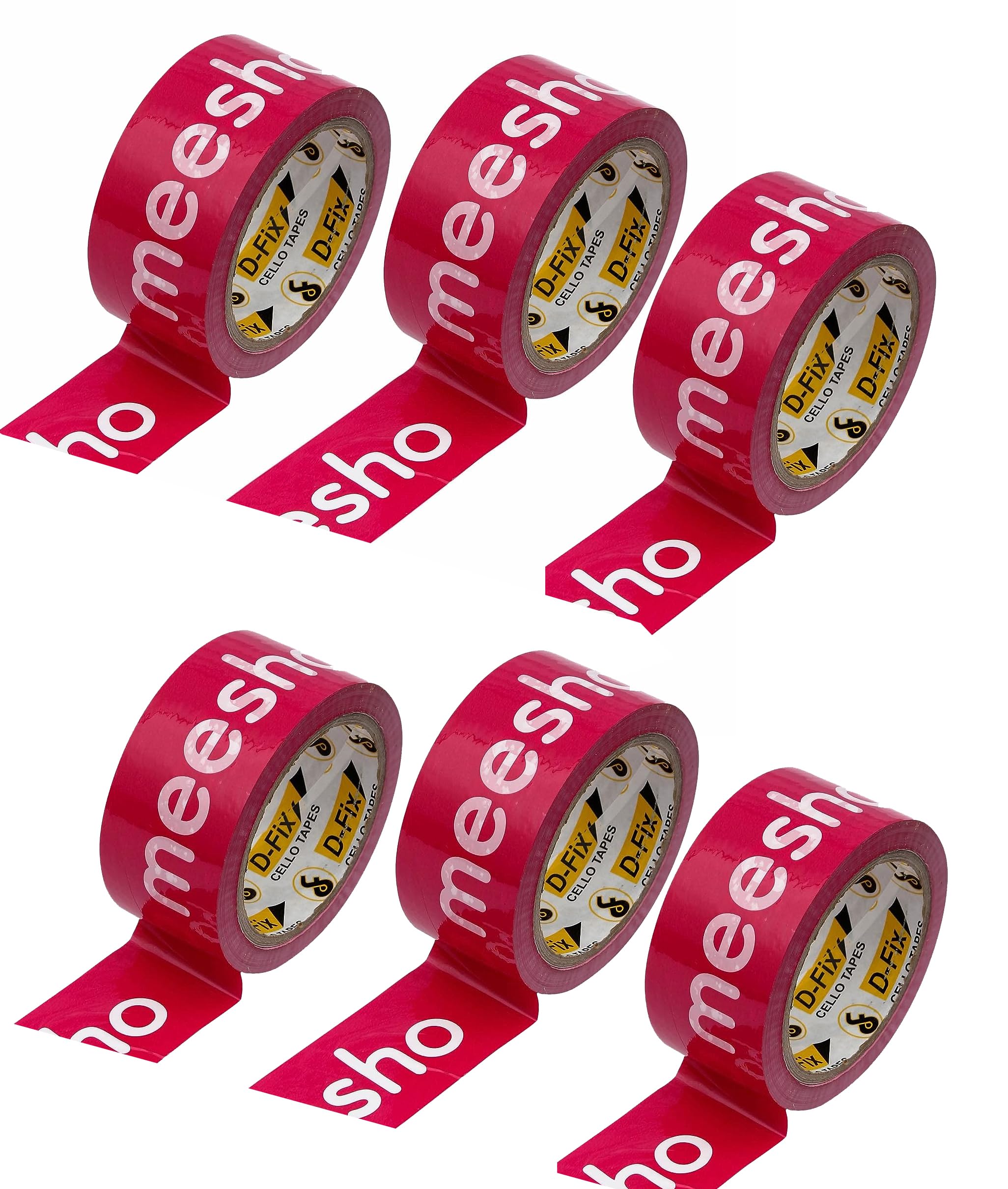 D-fix® Pack of-6, Meesho Printed Packaging Tape 48mm,65 Mtr, 42 Micron, for Packing Boxes (B0BKT3WXLJ) Amazon Price History, Amazon Price Tracker