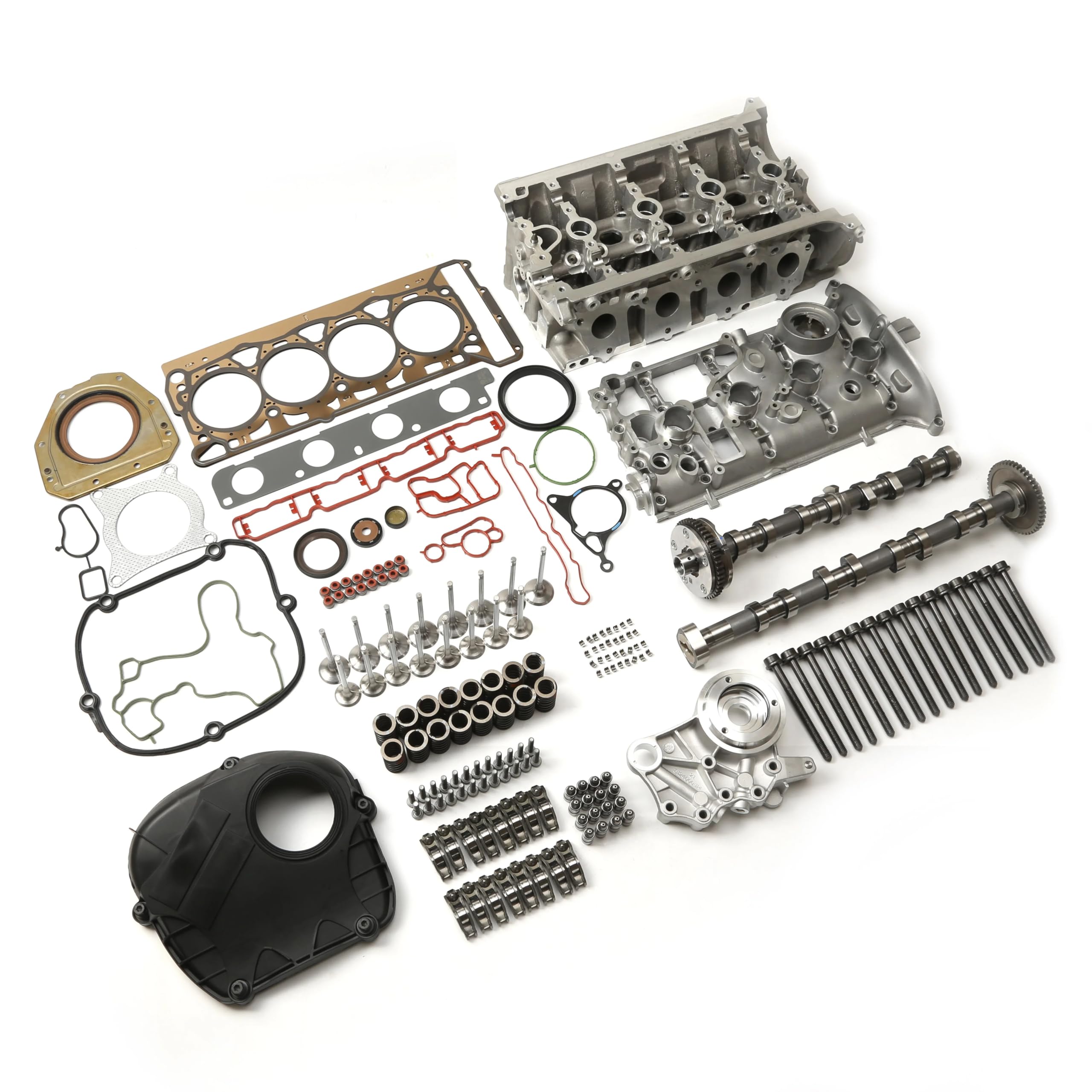 Kit de reparación de Motor con válvulas de árbol de levas de Culata, Juntas de Sellado para CC Compatible A4 A5 TT 1,8 2,0 T