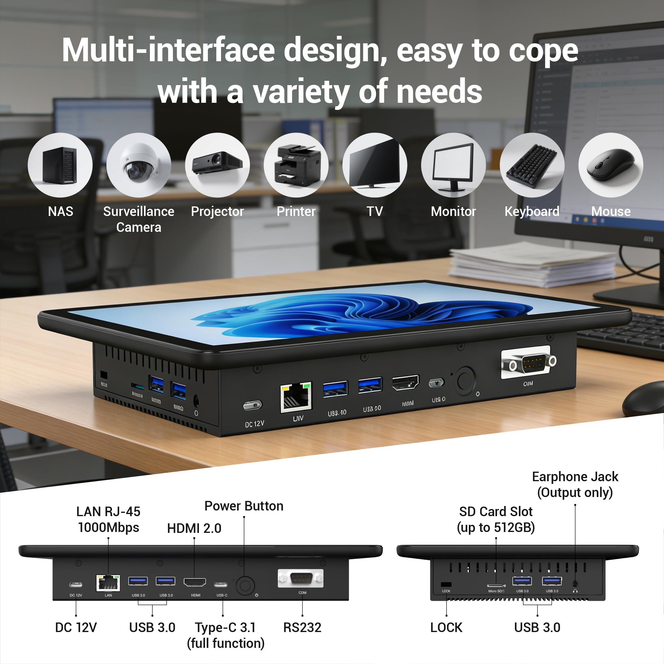 Amazon.co.jp: HigolePC ミニPC 10.1型 Windows 11 Pro Mini PC