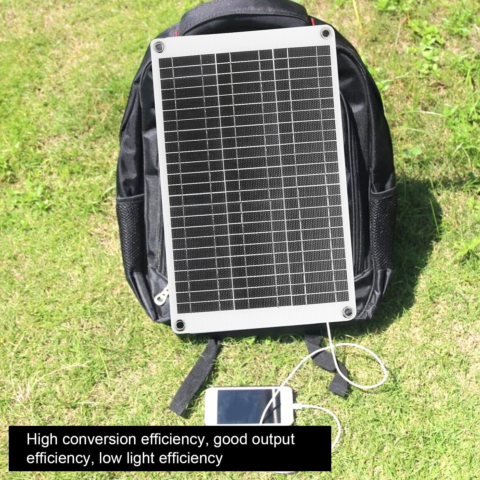 ViaGasaFamido 15W Elastyczny Polikrystaliczny Panel Słoneczny 12V,