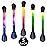 National Geographic Air Rocket Toy Refill - 5 LED Light-Up Air Rockets, Compatible with All Jump & Launch Air Powered Rocket Launchers