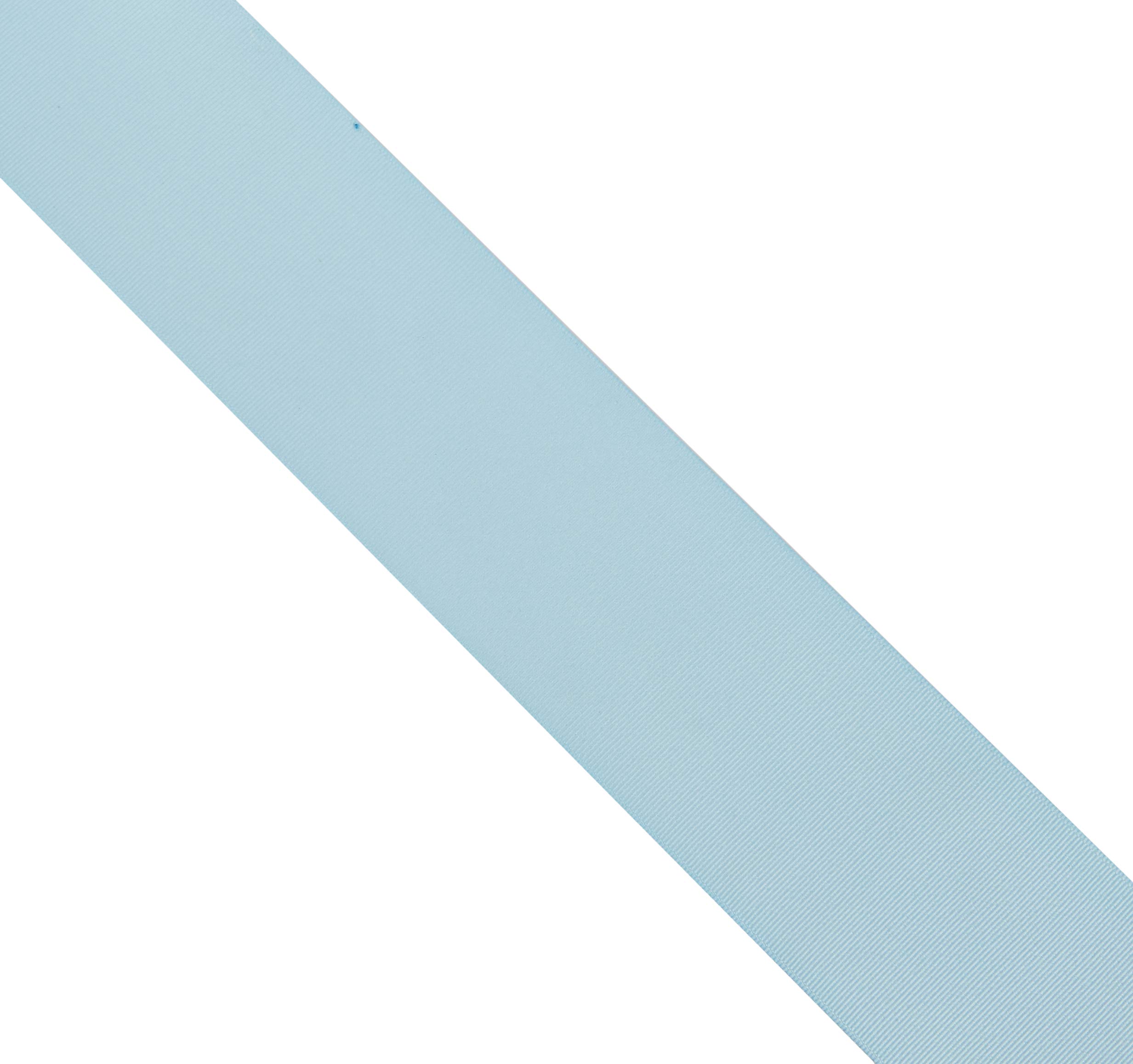 Ruban ottoman bleu Mopec S480.03 rigide de 63mm pour réussir vos gros nœuds